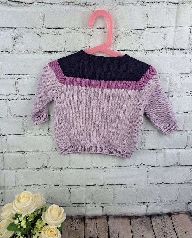 The Viola Baby - Kids Jumper Knitting Pattern in 7 sizes - Image 2