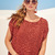 Shirt im Mustermix in Braun