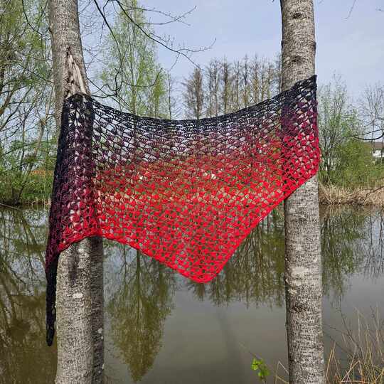 Häkelanleitung für Sommertuch ,,Drunken Granny"