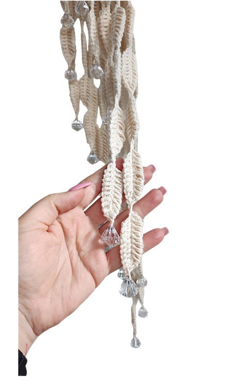 Häkelanleitung Boho-Laterne mit Kristallen - Bild 2