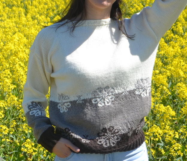 Damen Pullover * Strickanleitung * Gr. S - XXL *