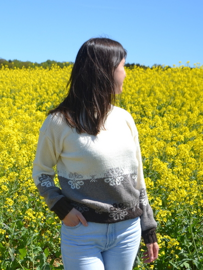 Damen Pullover * Strickanleitung * Gr. S - XXL *