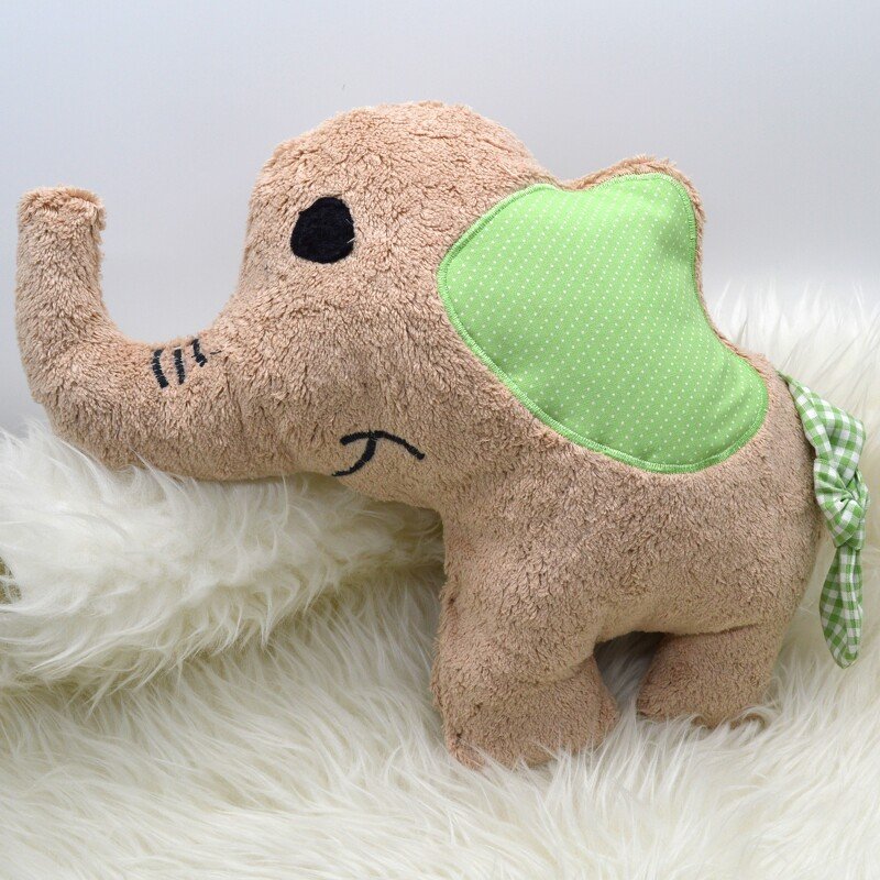 Nähanleitung Elefant Kuscheltier Schnittmuster in zwei Größen - Bild 3