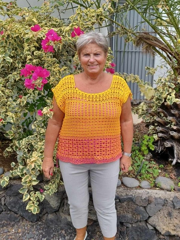 Häkelanleitung Oversize Top Lilly, ohne Nähte - Bild 3