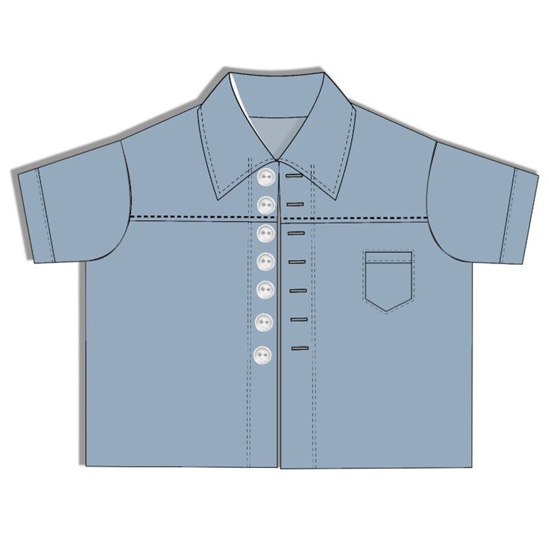 Schnittmuster Kinder Hemd Matteo Gr. 80-140 | Nähanleitung + Beamerdatei - Bild 11