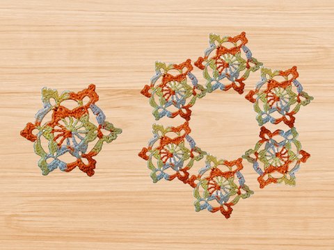 Häkelanleitung für Hexagon-Motiv