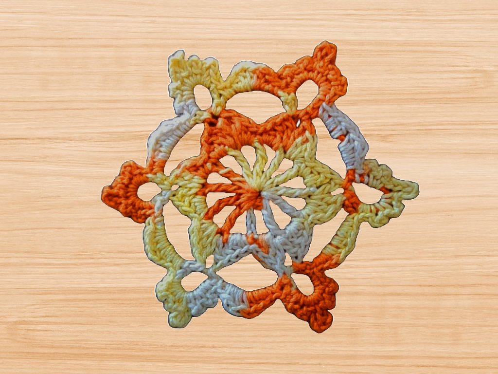 A Crochet hexagon motif Pattern - Image 3