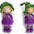 Crochet amigurumi Doll Pattern, cute little doll Sue, the Lavender Girl