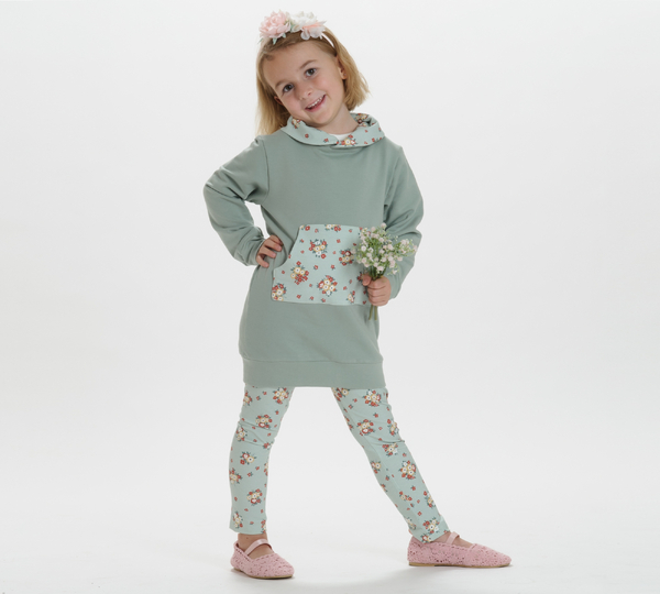 Girls Outfit Set ARWEN ENNA Tunic Leggings PDF Pattern 1–11y