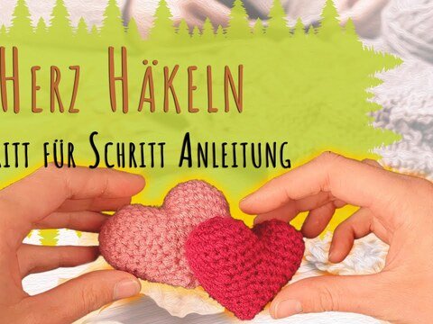 Mini Amigurumi Herz häkeln - Video