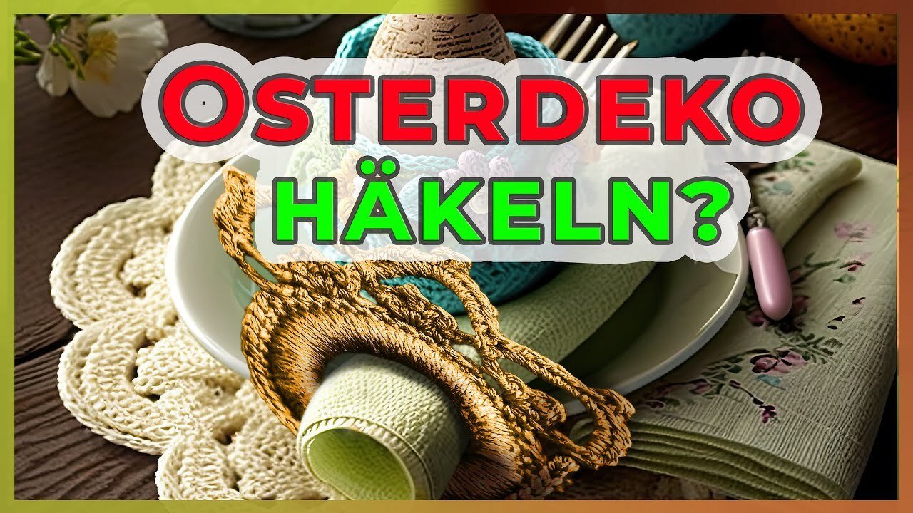 Gehäkelte Serviettenringe - Video