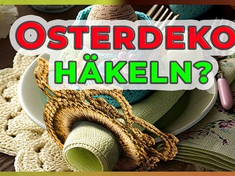 Gehäkelte Serviettenringe - Video