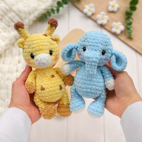 Elefant safari Amigurumi Häkelanleitung