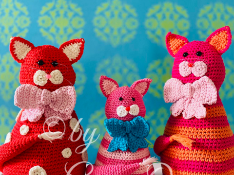 Häkelanleitung Frau Diva Türstopper Katze