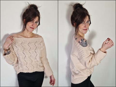 234 Strickanleitung Pullover Paula