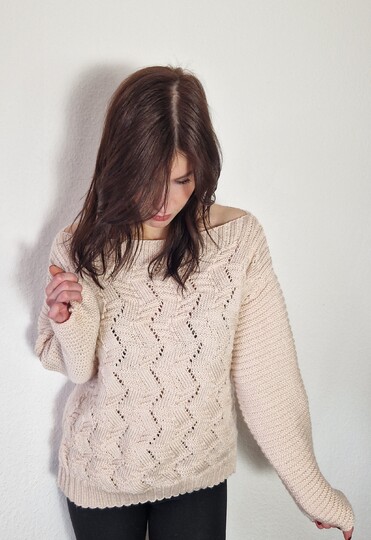 234 Strickanleitung Pullover Paula