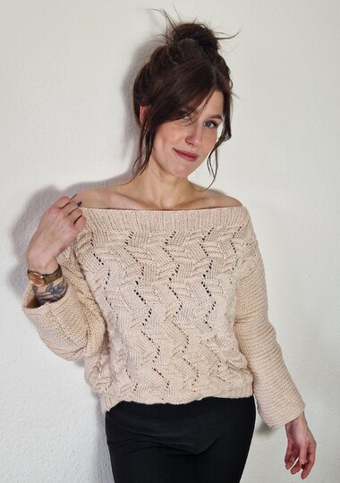 234 Strickanleitung Pullover Paula