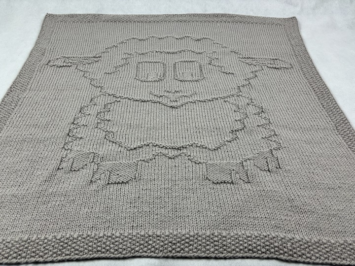 Baby Blanket ‘Wooly the Sheep’ – Knitting Instructions