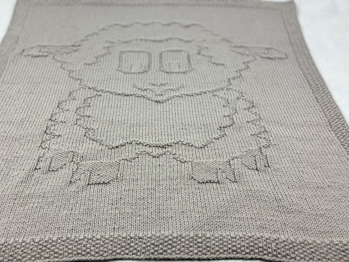 Baby Blanket ‘Wooly the Sheep’ – Knitting Instructions