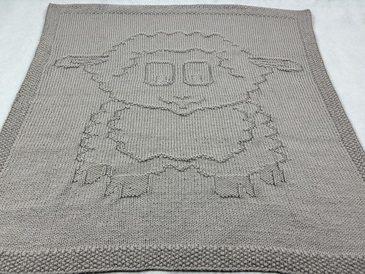 Baby Blanket ‘Wooly the Sheep’ – Knitting Instructions