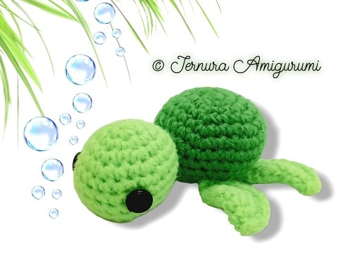 Baby-Schildkröte Häkelanleitung Ternura Amigurumi