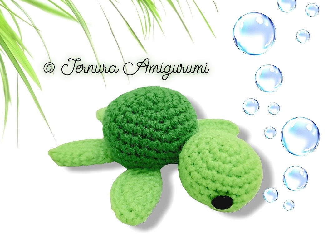 Baby Turtle Crochet Pattern Ternura Amigurumi - Image 3