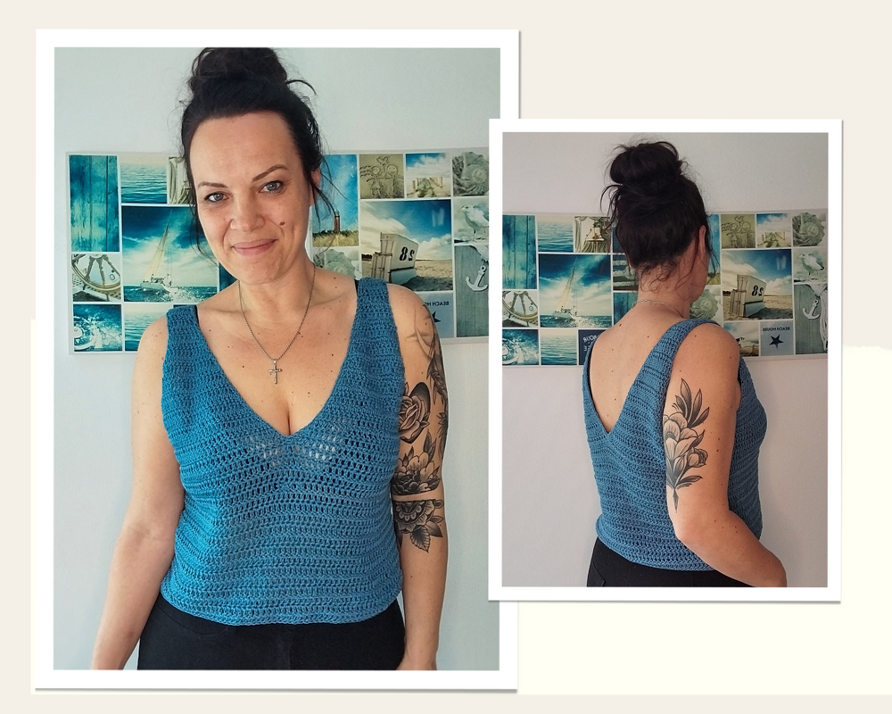 Häkelanleitung Sommertop Mayflower