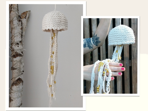 Häkelanleitung Qualle Sweet Jellyfish - Anfängerfreundlich, Qualle häkeln