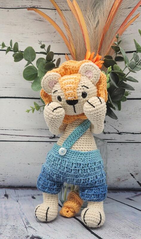 Löwe Lui - Häkelanleitung - Amigurumi