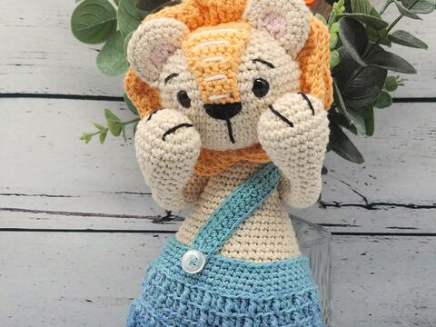 Löwe Lui - Häkelanleitung - Amigurumi