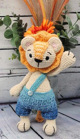 Löwe Lui - Häkelanleitung - Amigurumi