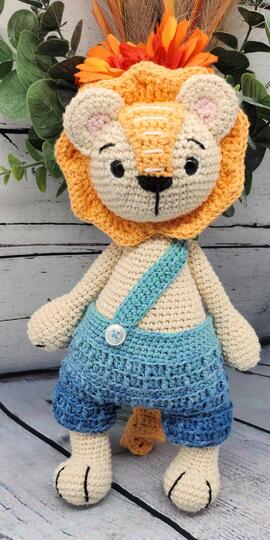 Löwe Lui - Häkelanleitung - Amigurumi
