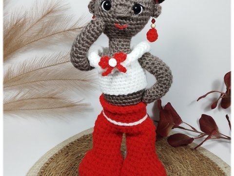 Häkelpuppe Fayola - Häkelanleitung