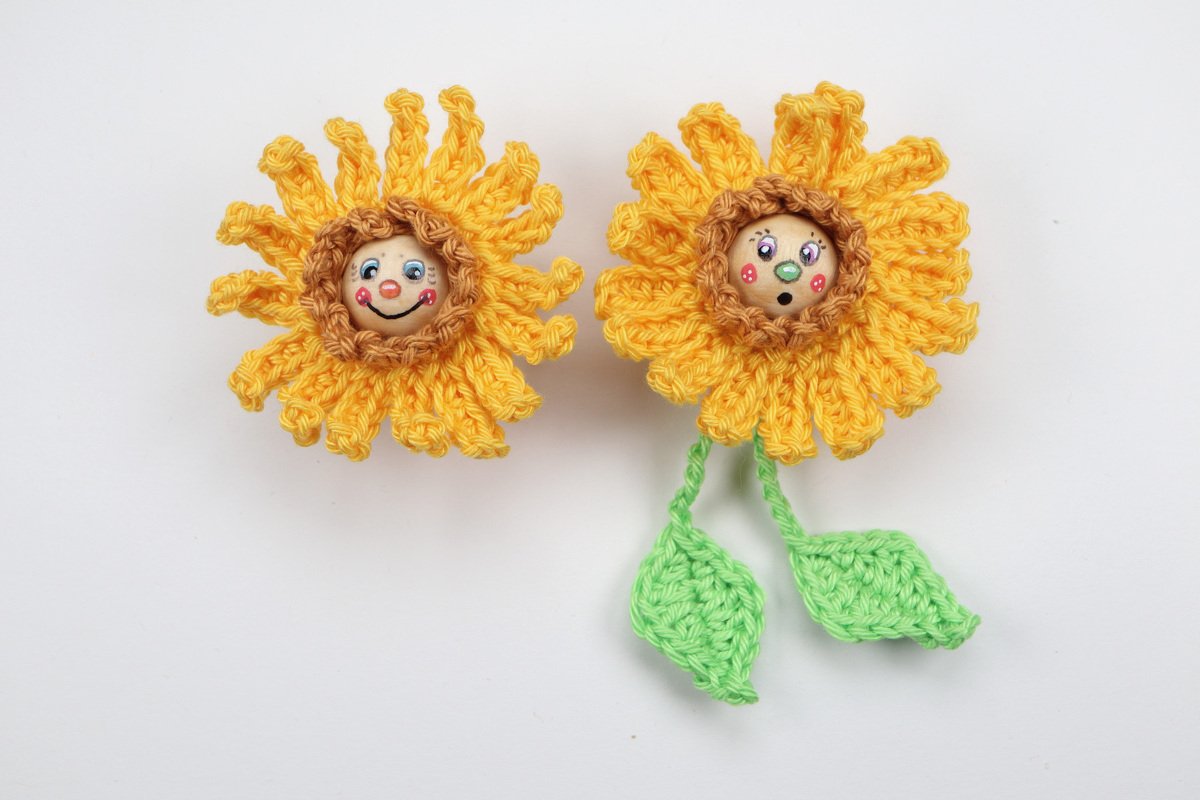 Häkelanleitung Glücksbringer Glücksblume - Bild 9