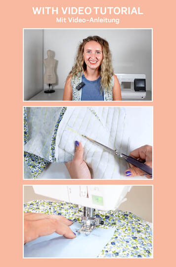 Quilted Vest Sewing Pattern Ladies XS-XXXL, Reversible Vest Gilet Tutorial