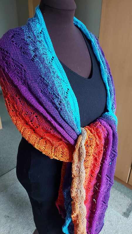 Leichte Sommerstola "Ein Hauch von Frühling" - Bild 10