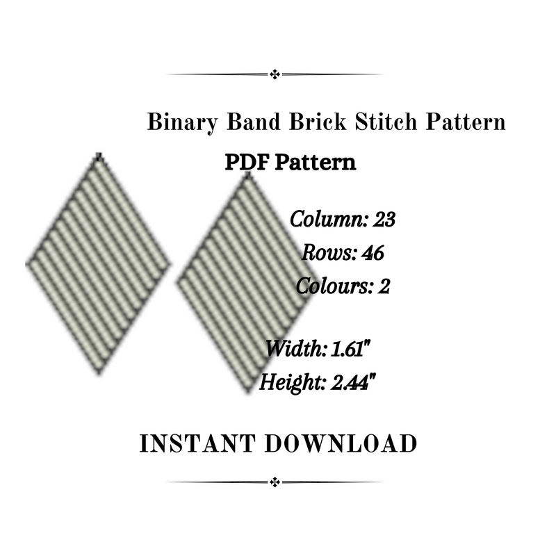 Binary Band Peyote Stitch Bracelet - Image 3