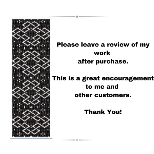 Diamond Matrix Peyote Stitch Bracelet