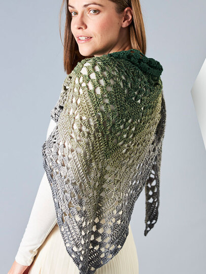 TUCH AB HALSMITTE – GRÜN TRIFFT GRAU