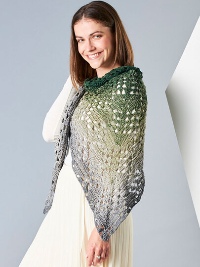 TUCH AB HALSMITTE – GRÜN TRIFFT GRAU