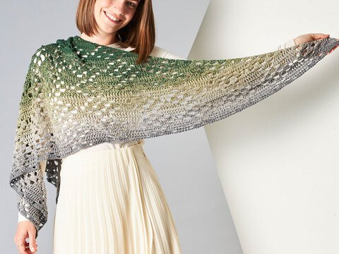 TUCH AB HALSMITTE – GRÜN TRIFFT GRAU