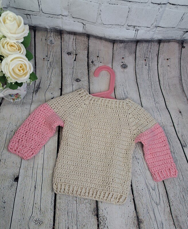 Spring Rose Crochet Raglan for Kids in 6 Sizes - Image 10