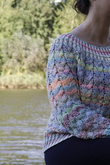 Häkelanleitung für den Pullover Trenzas