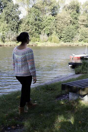 Häkelanleitung für den Pullover Trenzas