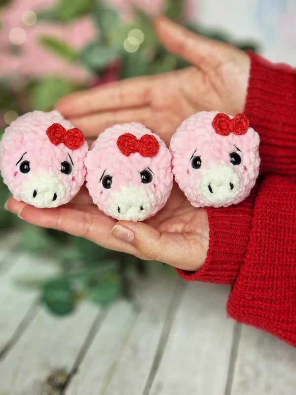 No Sew crochet cute pig plushie amigurumi pattern - Image 8