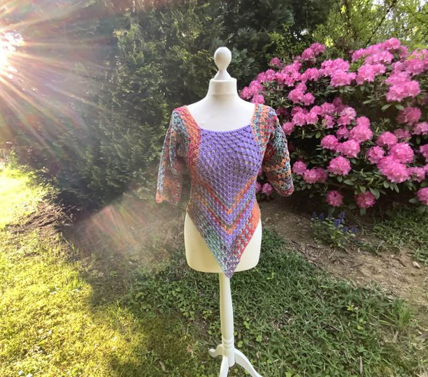 Raffiniertes Shirt aus 4 Grannys