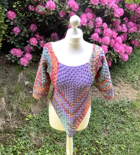 Raffiniertes Shirt aus 4 Grannys