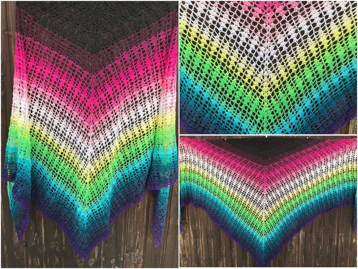 Häkelanleitung - Tuch "Roony"