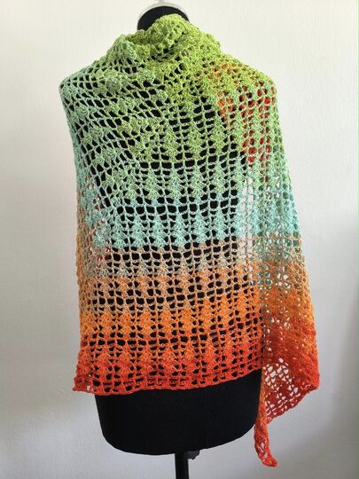 Häkelanleitung - Tuch "Roony"