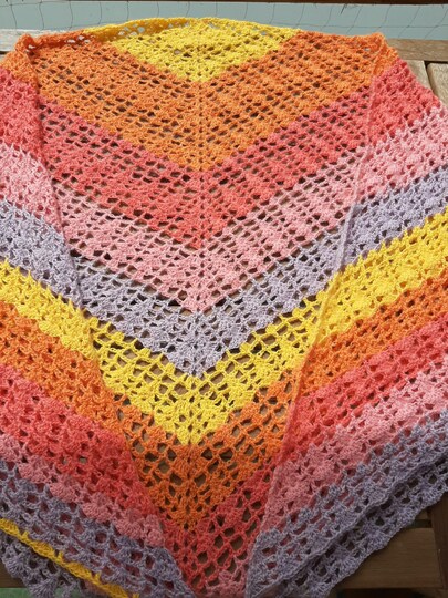 Häkelanleitung - Tuch "Roony"